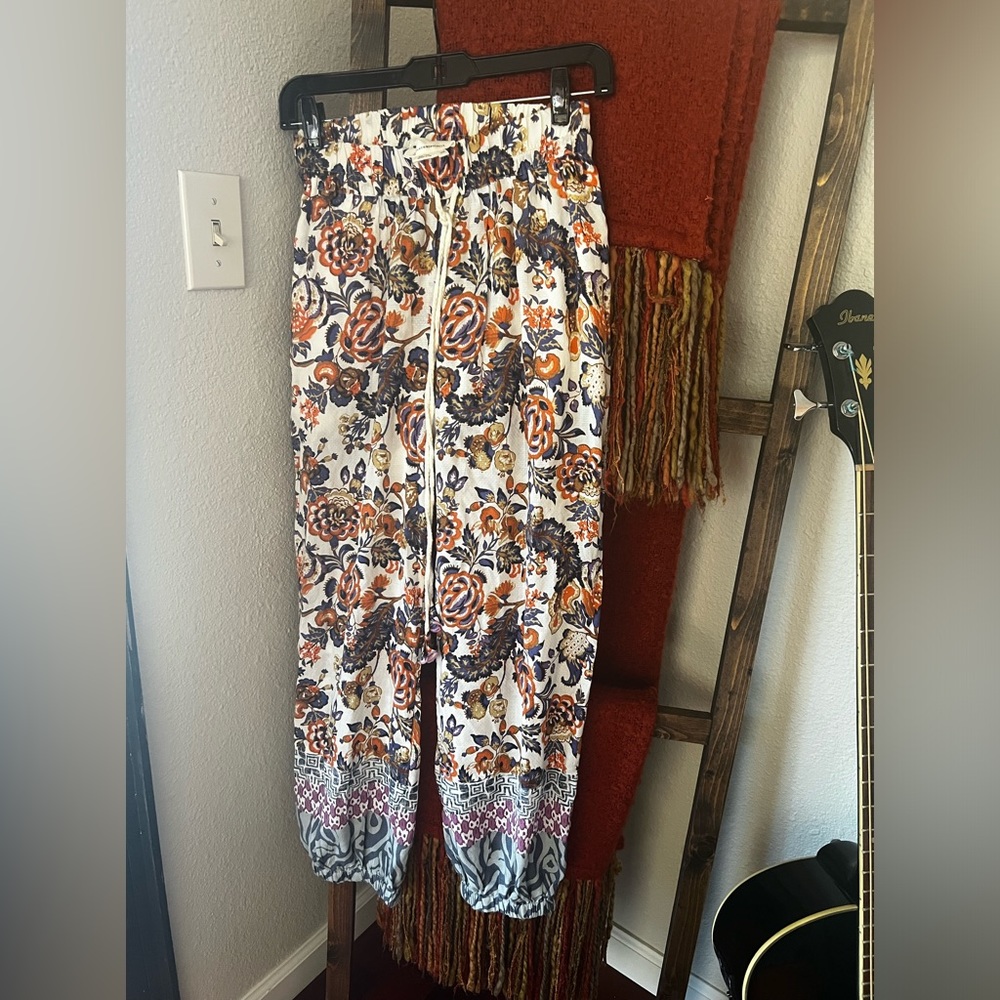 Anthropologie high waisted balloon pants made in India XXS like-new